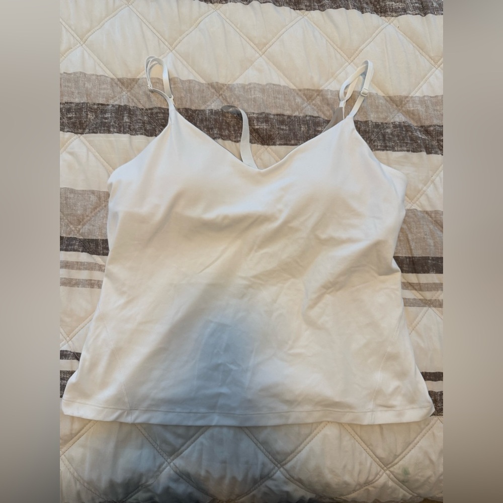lululemon athletica Cream tank Top